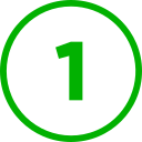 one number icon