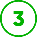 3 number icon