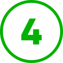 4 number icon