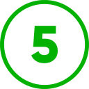 5 number icon