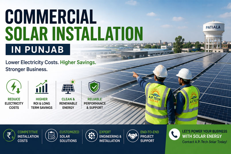 Commercial solar installation Punjab