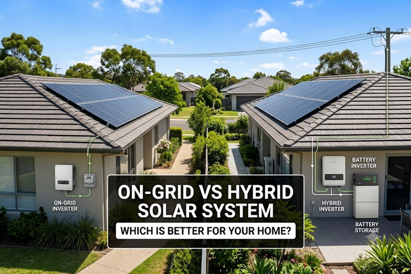 on-grid solar system for home
