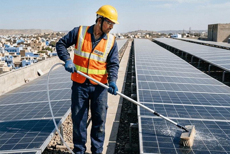 Solar Panel Cleaning & Maintenance in Patiala